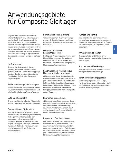 6110 DE Composite Gleitlager – wartungsfrei und platzsparend