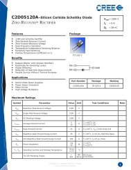 Zero Recovery Rectifier - Cree, Inc.