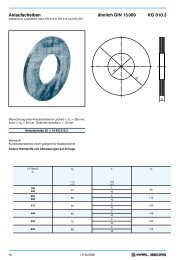 Anlaufscheiben ähnlich DIN 15 069 KG 010.3