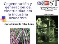 Cogeneración y generación de electricidad em la ... - Nest - Unifei