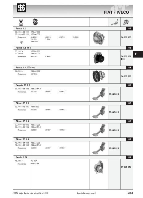 main applications - KS Motor