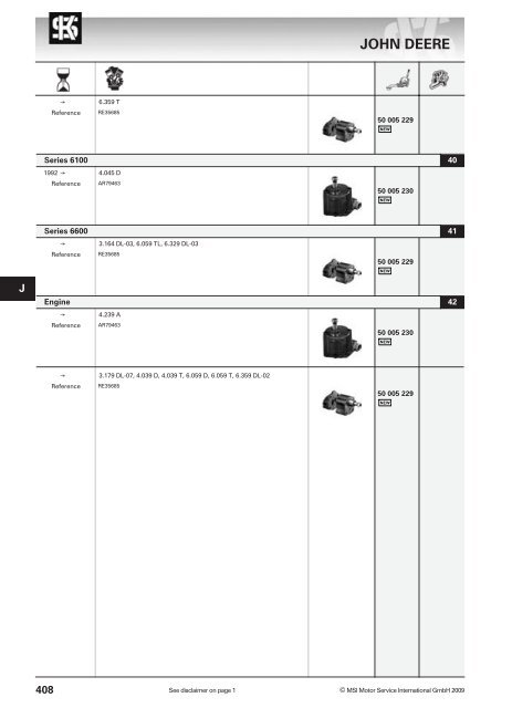 main applications - KS Motor