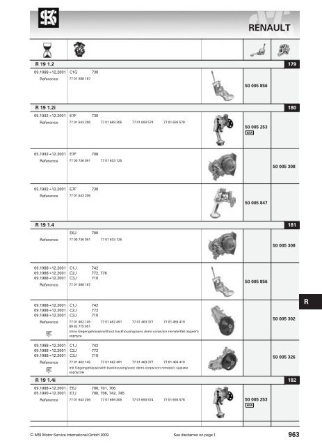 main applications - KS Motor