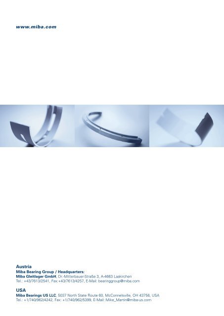 Engine Bearing Catalogue 2011I12