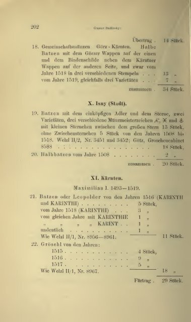 Numismatische Zeitschrift - Medievalcoinage.com