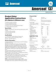 Amercoat® 137 - PPG Protective & Marine Coatings