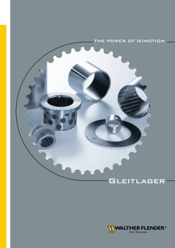 Gleitlager - Walther Flender