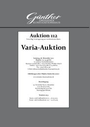 Varia-Katalog 112 als pdf - Kunstauktionshaus Günther in Dresden