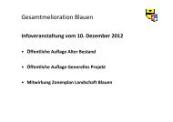 Powerpoint-Präsentation Infoveranstaltung 10 ... - Gemeinde Blauen