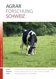 Download PDF - Agrarforschung Schweiz