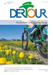 DERTOUR - Radreisen und Aktivurlaub - 2013