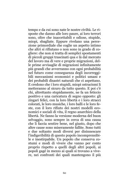 Zingari di merda Antonio Moresco - Il primo amore