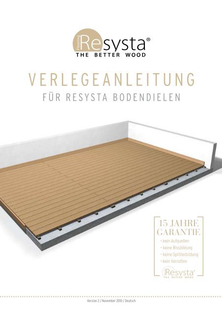 Resysta Verlegeanleitung - DE