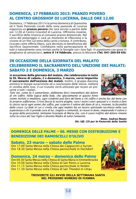 01 • 2013 - Missioni cattoliche di lingua italiana