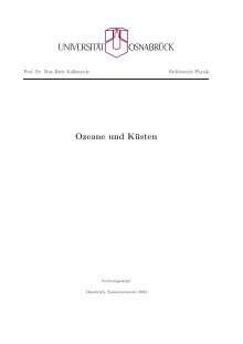 Ozeane Und Kusten Numerische Physik