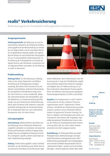 realis® Verkehrssicherung - ESN innovo GmbH