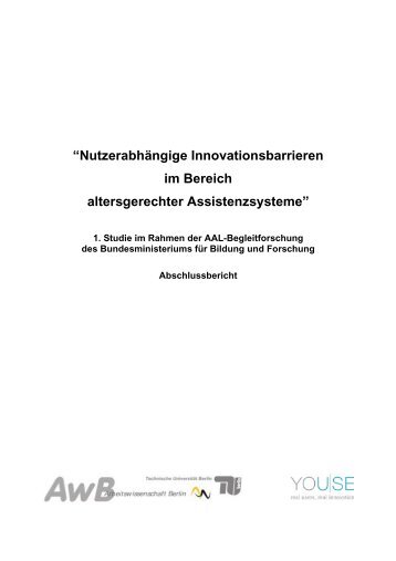 Abschlussbericht - Ambient Assisted Living