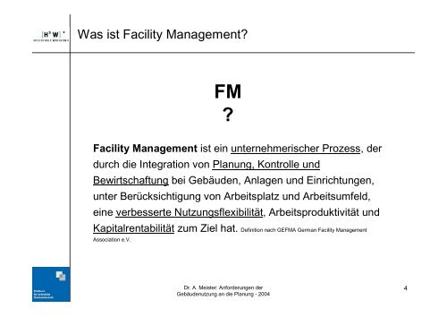 Dr. Andreas Meister: Anforderungen der Gebäudenutzung ... - Belimo