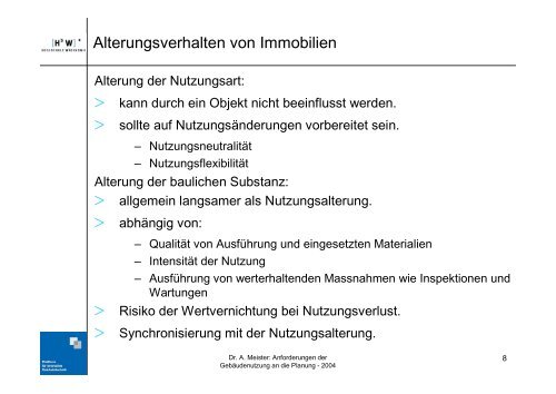 Dr. Andreas Meister: Anforderungen der Gebäudenutzung ... - Belimo