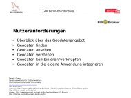 FIS-Broker Fr Zweer Senatsverwaltung für Stadtentwicklung, Berlin