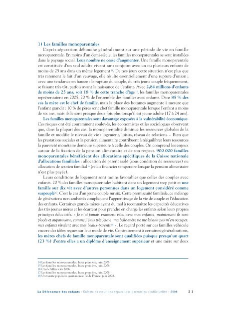 Enfants au cœur des séparations parentales conflictuelles - La ...