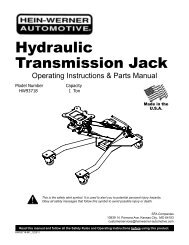 Hydraulic Transmission Jack - Northern Tool + Equipment