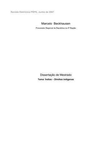 Marcelo Beckhausen - Ministério Público Federal