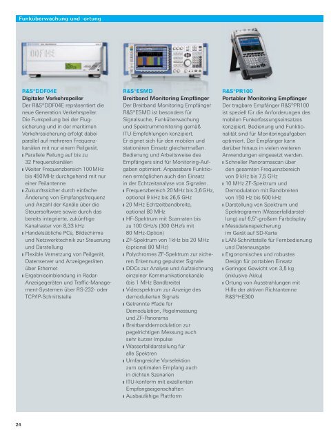 Full-range ATC communications system solutions - Rohde & Schwarz