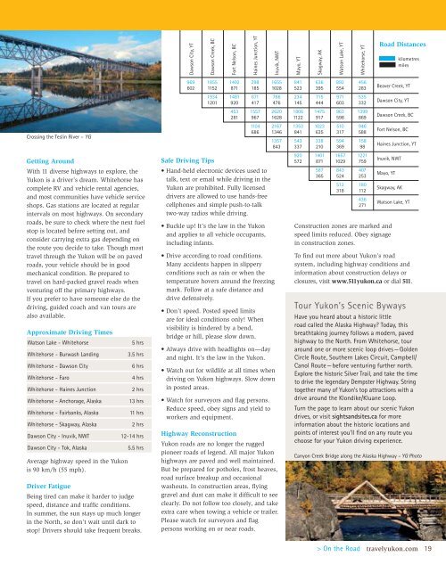 2013 VACATION PLANNER - Travel Yukon