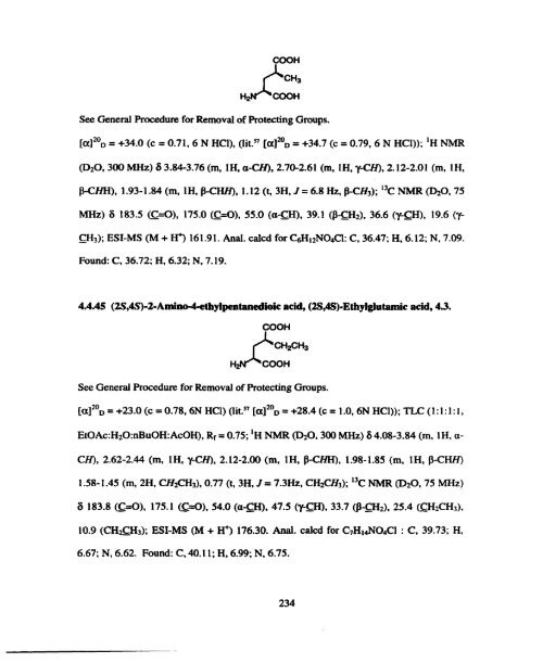 Solution and Solid Phase Synthesis of Unusual a-Amino Acids From