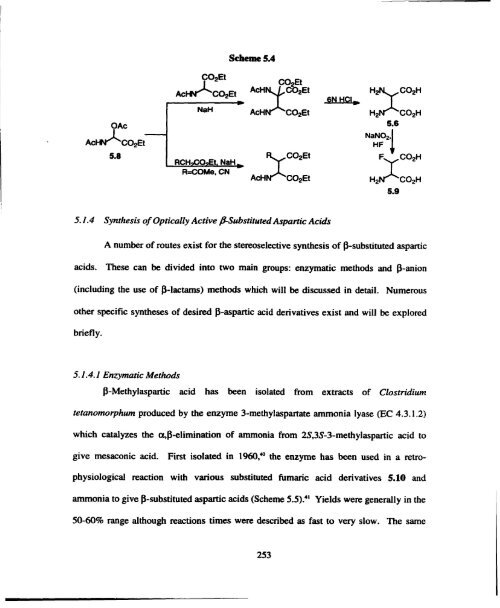 Solution and Solid Phase Synthesis of Unusual a-Amino Acids From