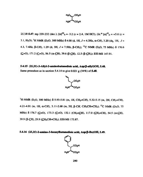 Solution and Solid Phase Synthesis of Unusual a-Amino Acids From