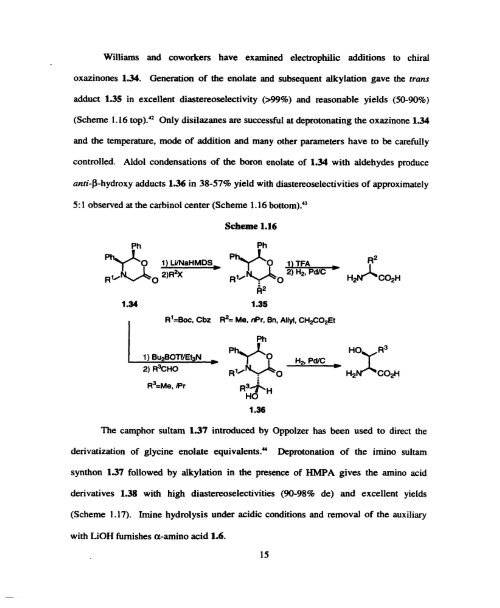 Solution and Solid Phase Synthesis of Unusual a-Amino Acids From