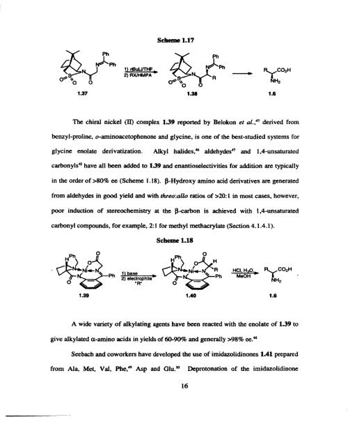 Solution and Solid Phase Synthesis of Unusual a-Amino Acids From