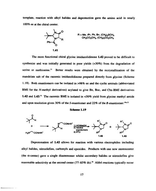 Solution and Solid Phase Synthesis of Unusual a-Amino Acids From