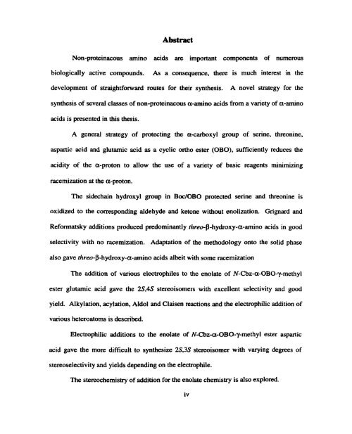 Solution and Solid Phase Synthesis of Unusual a-Amino Acids From