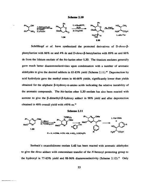 Solution and Solid Phase Synthesis of Unusual a-Amino Acids From