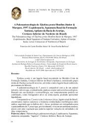 A Paleoautoecologia de Tijubina pontei Bonfim-Júnior & Marques ...
