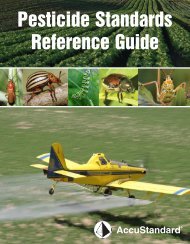 Pesticide Standards Reference Guide - AccuStandard