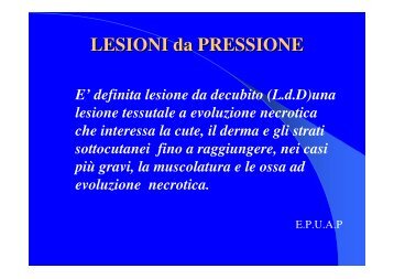 Lesioni da pressione 2010 studenti.pdf - Infermieristica Rimini