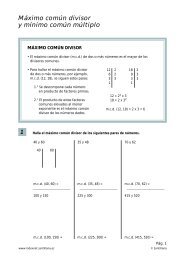 Máximo común divisor y mínimo común múltiplo (PDF 23,7 Kb)