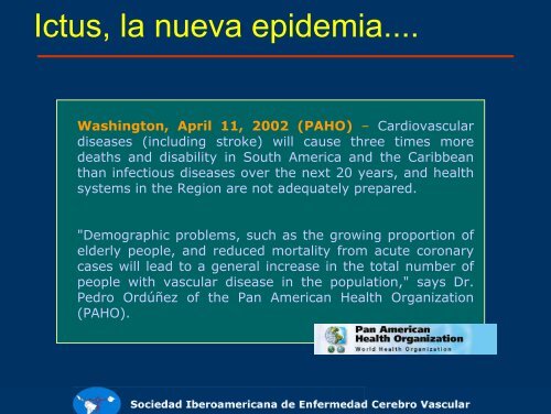 Estudios Epidemiológicos de Ictus en Latinoamérica - siecv