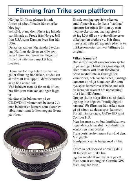 STAR-bladet nr 2 2010 - Trikeflyg