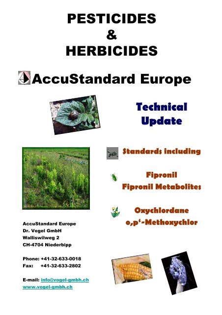 Pesticides & Herbicides - Dr. Vogel GmbH