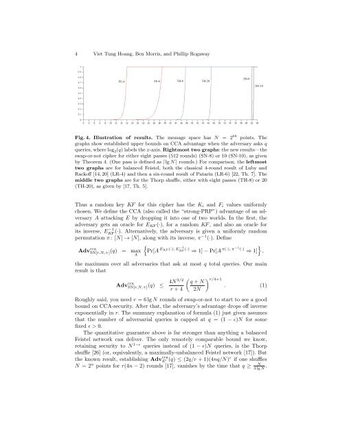 An Enciphering Scheme Based on a Card Shuffle - Department of ...