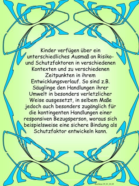 Definition von Resilienz Unter Resilienz versteht man die Fähigkeit ...