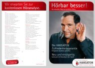 Hörbar besser! - Hansaton