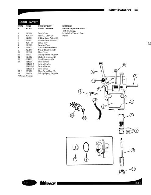 PARTS CATALOG