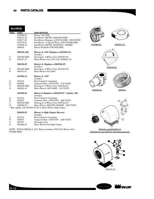 PARTS CATALOG