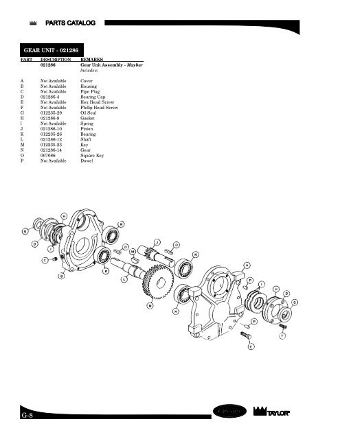 PARTS CATALOG